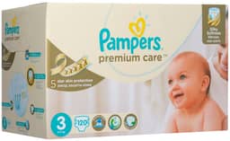 Подгузники "Pampers Premium Care 3 Midi" 5-9 кг/120 шт.