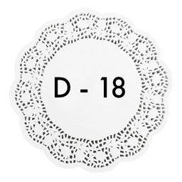 Ажурные салфетки D-18 см (250 шт.упак)