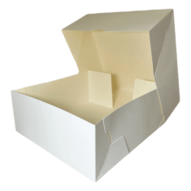 Упаковка бумажная для десертов ForGenika CAKE White 255*255*105 мм Упаковка бумажная для десертов ForGenika CAKE White 255*255*105 мм